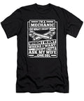 Garage Workshop Auto Car Mechanic Crazy Squirrel T-Shirt